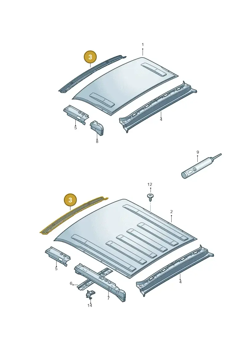7E0817123B — Volkswagen Single-cab transp. (2019-2024) diagram 411817300, position 3