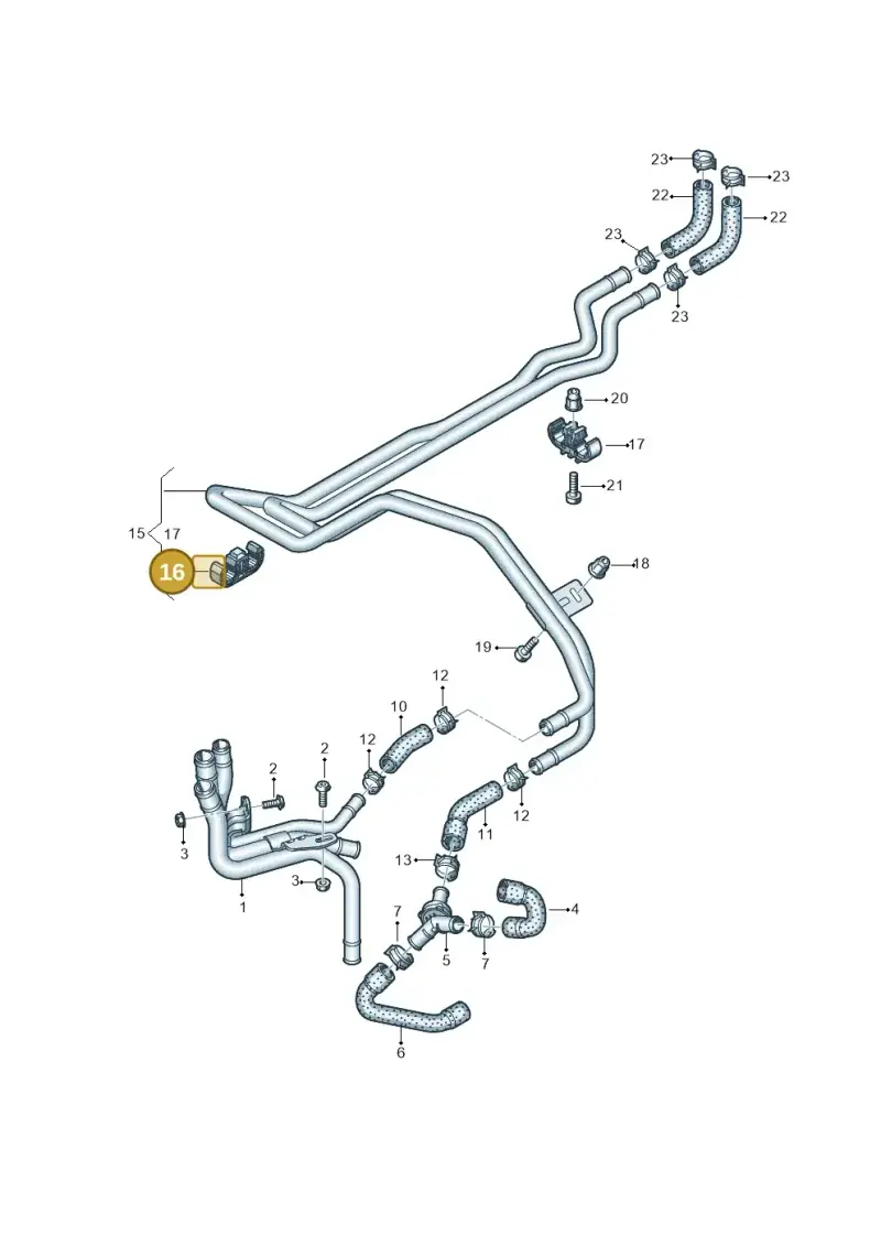 7E0819055 — Volkswagen MAN TGE 55 (2016-2021) diagram 806819820, position 16