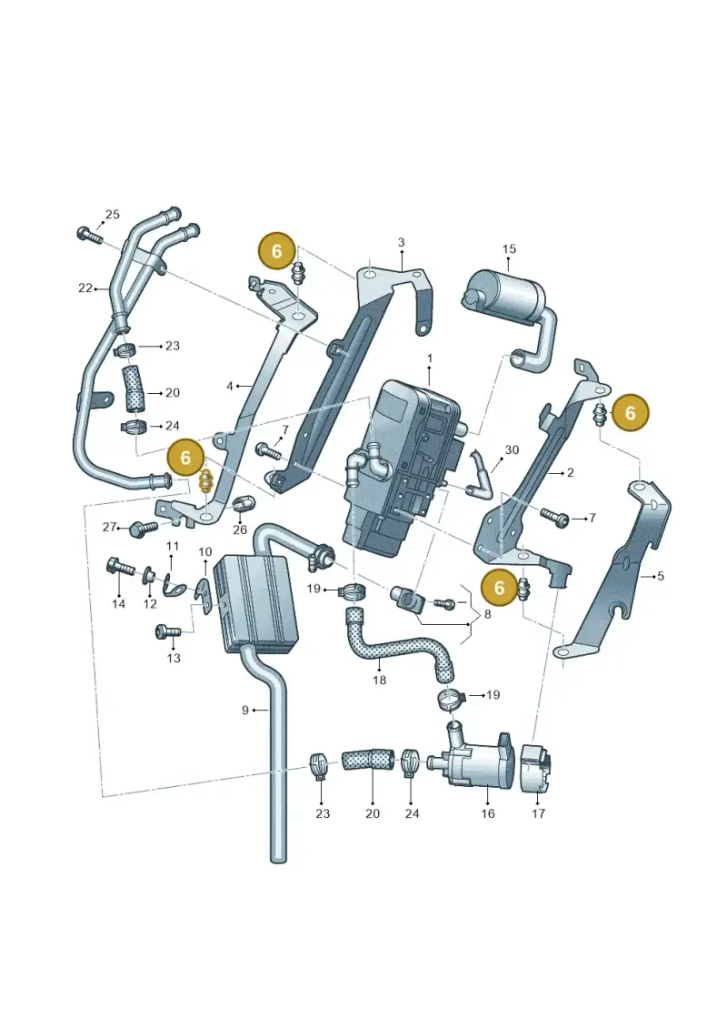 7E0819083A — Volkswagen Amarok twin cab (2022-) diagram 894819700, position 6