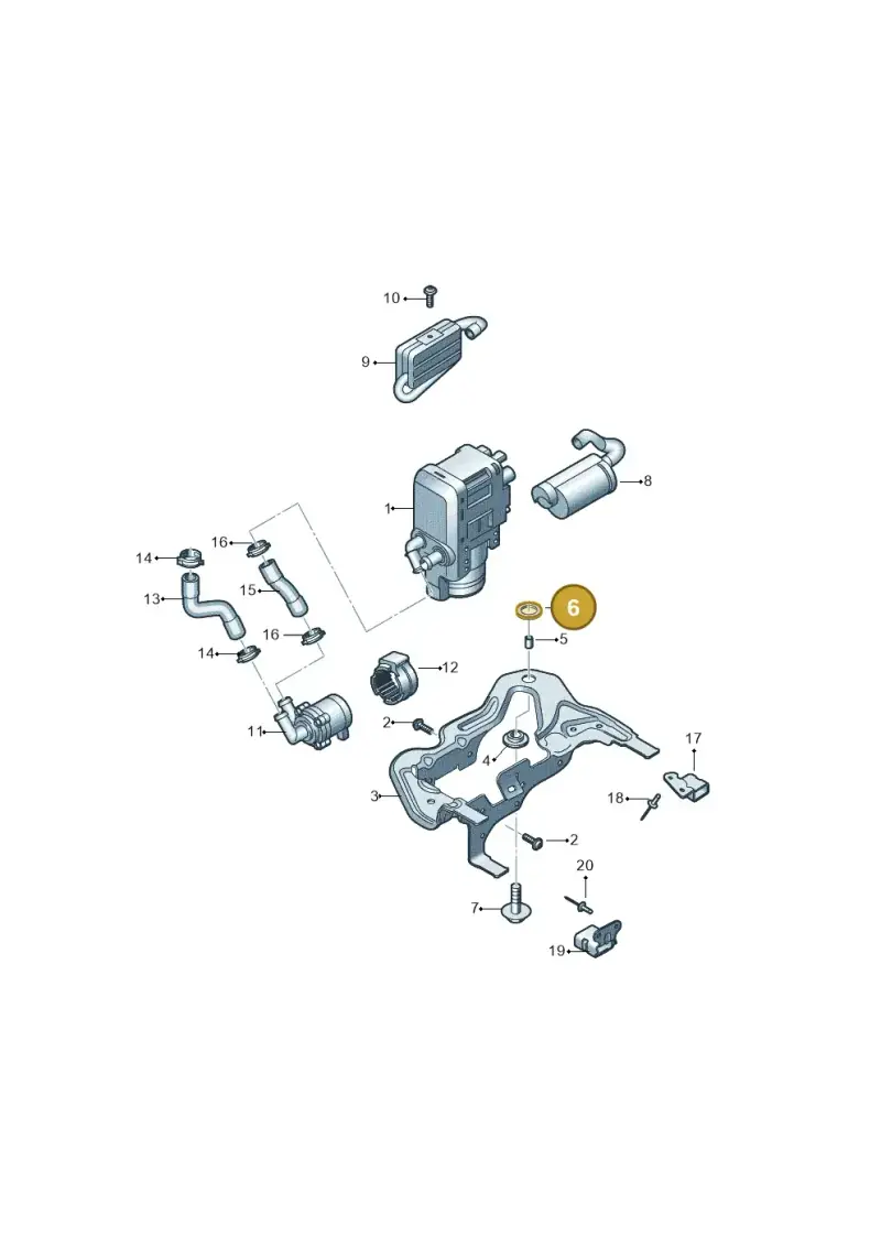 7E0819261 — Volkswagen MAN TGE 55 (2016-2021) diagram 806819700, position 6