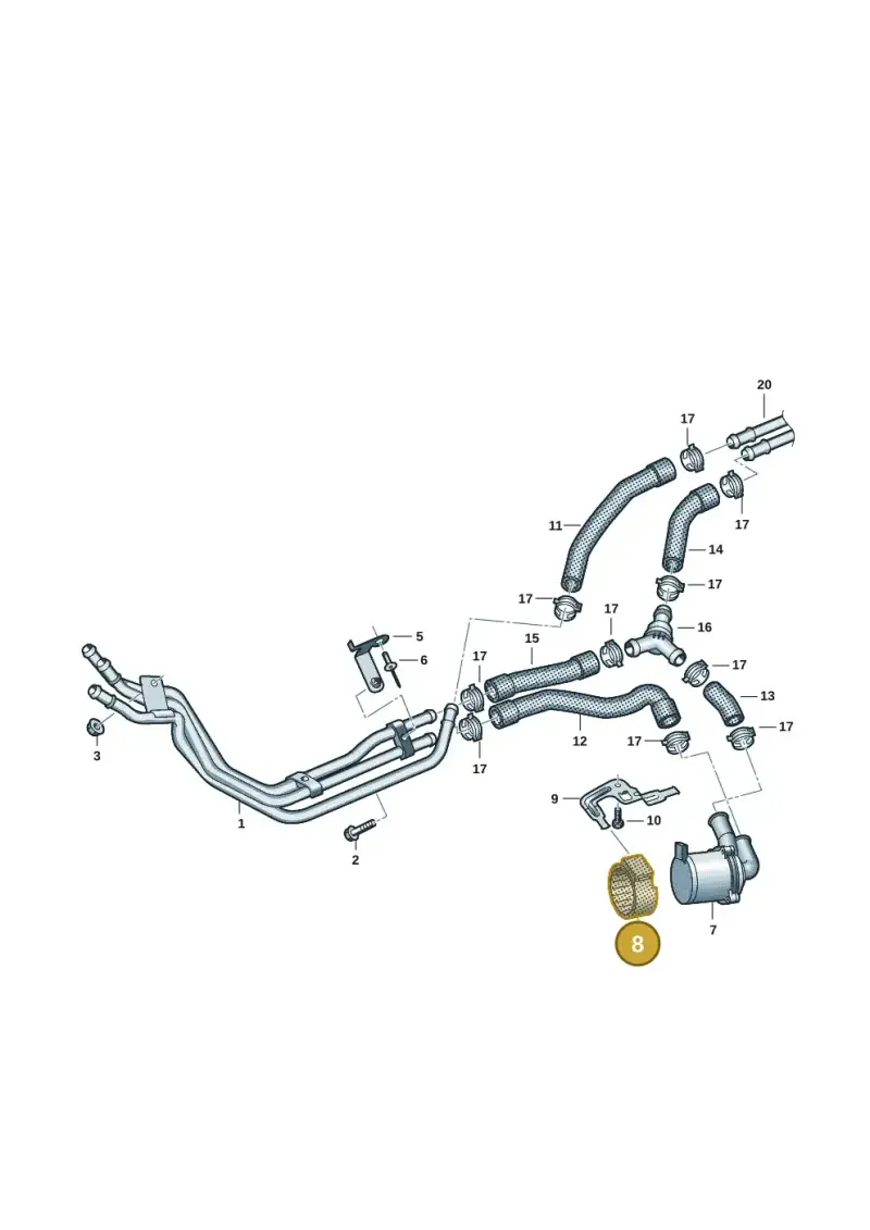7E0819436 — Volkswagen Single-cab transp. (2019-2024) diagram 7em819860, position 8