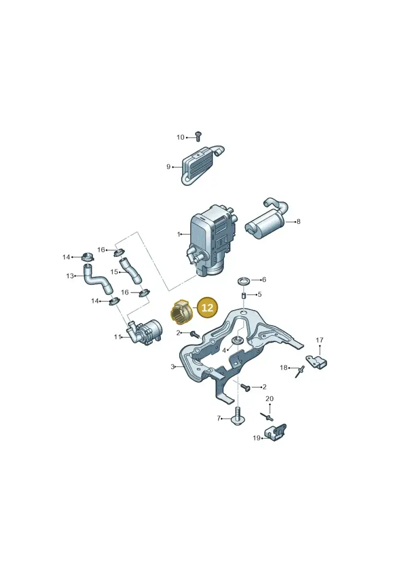 7E0819436 — Volkswagen MAN TGE 55 (2016-2021) diagram 806819700, position 12