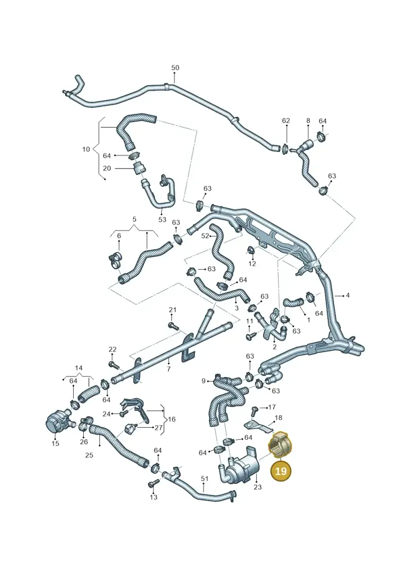 7E0819436 — Volkswagen Amarok twin cab (2022-) diagram 894121530, position 19