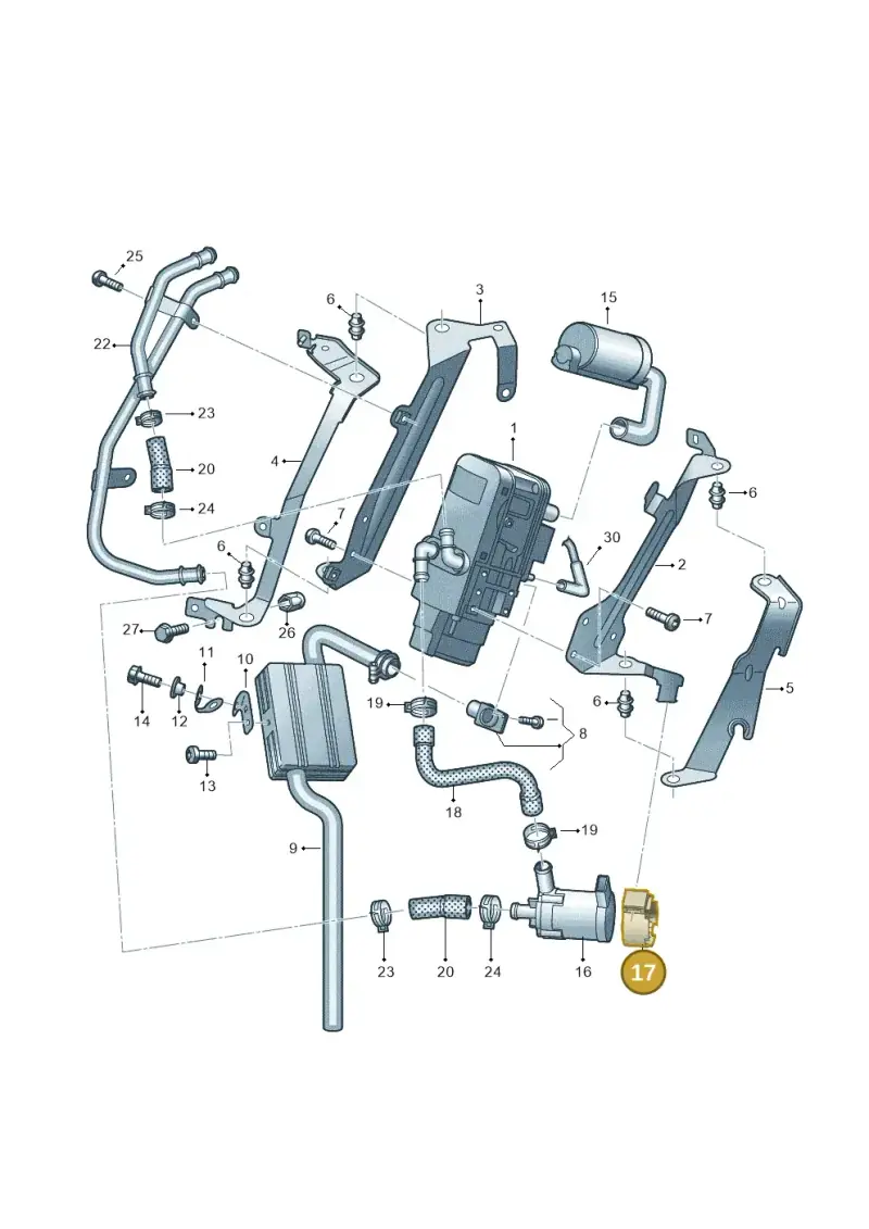7E0819436 — Volkswagen Amarok twin cab (2022-) diagram 894819700, position 17