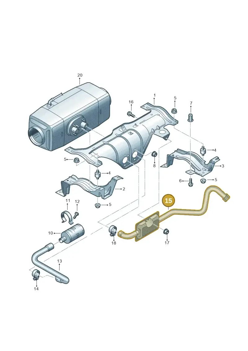 7E0819506B — Volkswagen Transport. multivan (2019-2024) diagram 861819550, position 15