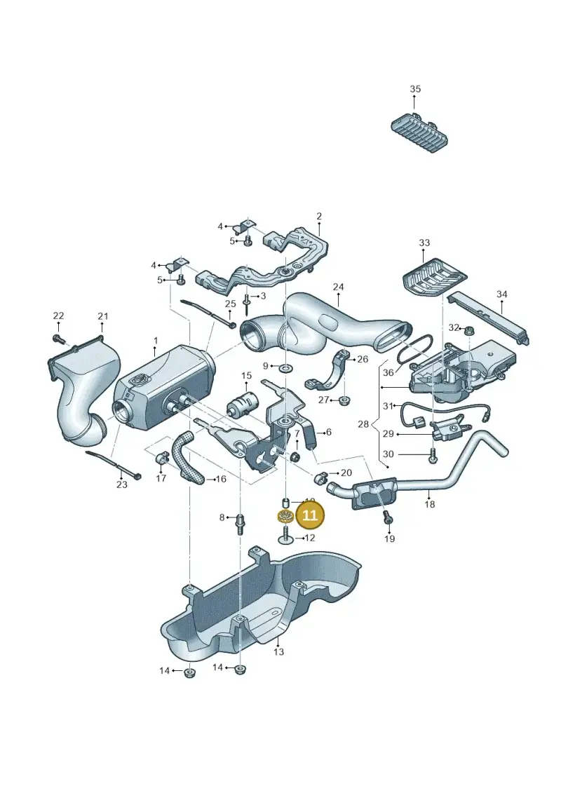 7E0820149 — Volkswagen MAN TGE 55 (2016-2021) diagram 806819550, position 11