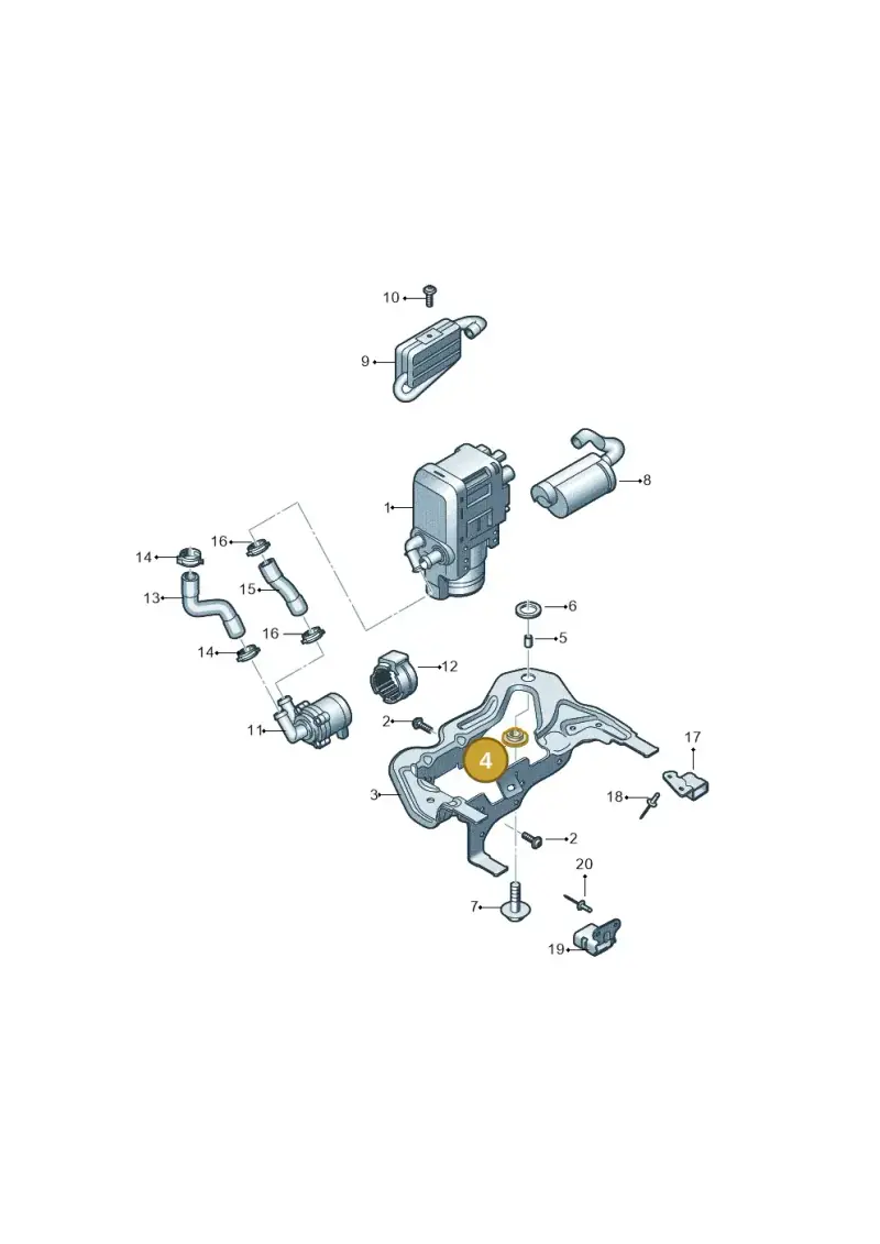 7E0820149 — Volkswagen MAN TGE 55 (2016-2021) diagram 806819700, position 4
