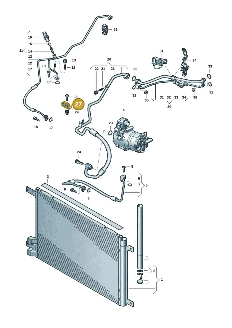 7E0820255 — Volkswagen Multivan (2021-) diagram 7t0260600, position 27