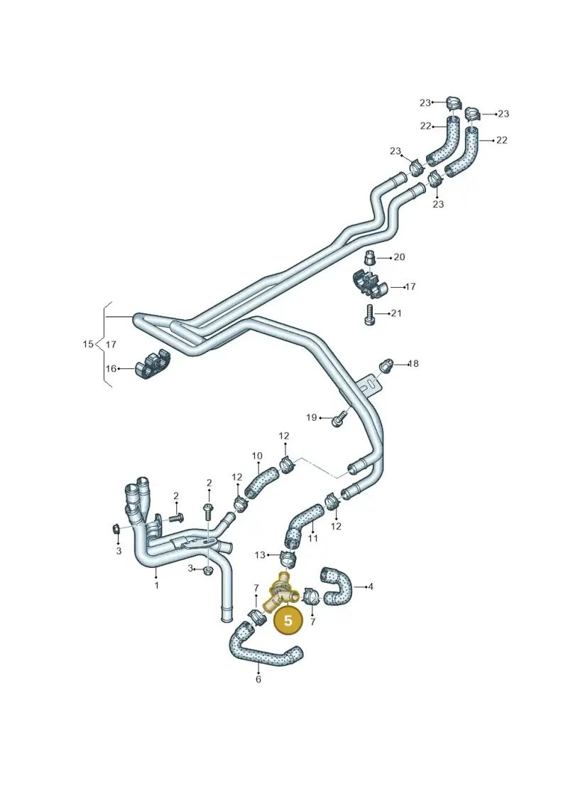 7E0820295B — Volkswagen MAN TGE 55 (2016-2021) diagram 806819820, position 5