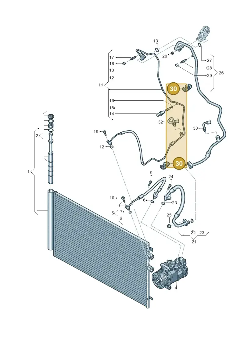 7E0820774A — Volkswagen MAN TGE 55 (2016-2021) diagram 806260450, position 30