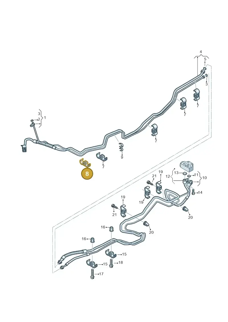 7E0820774A — Volkswagen Transport. multivan (2019-2024) diagram 861260600, position 8