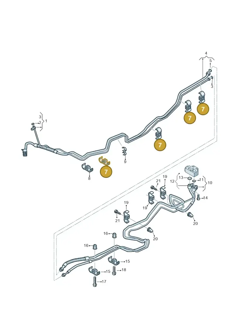 7E0820775 — Volkswagen Transport. multivan (2019-2024) diagram 861260600, position 7