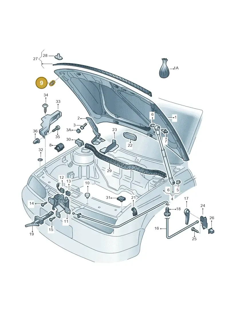 7E0823499 — Volkswagen Golf Brasil       "BR."08> (2007-) diagram 203823100, position 9