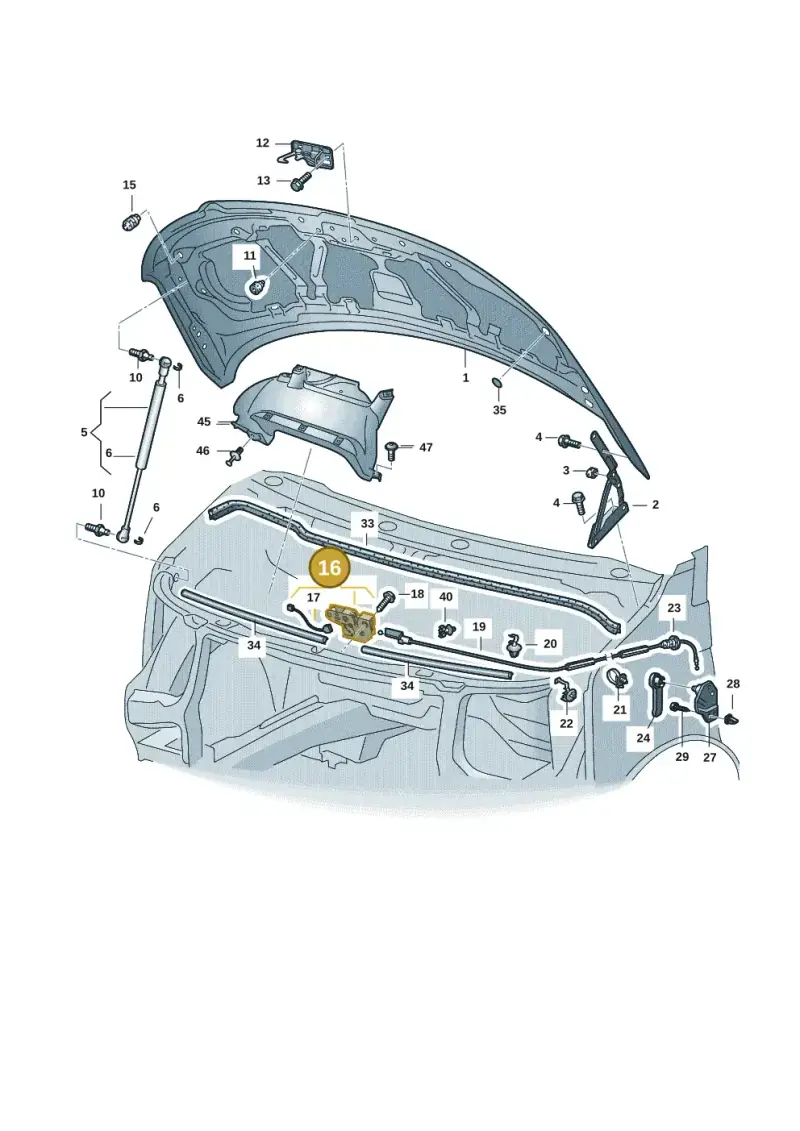 7E0823509F — Volkswagen Transport. multivan (2019-2024) diagram 7em823000, position 16