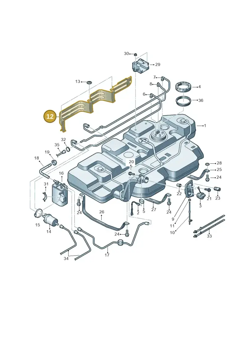 7E0825731B — Volkswagen Caravelle (2015-2019) diagram 862201400, position 12