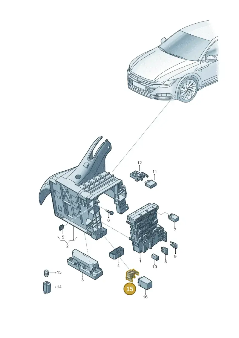 7E0937528 — Volkswagen Arteon (2017-2023) diagram 828937000, position 15
