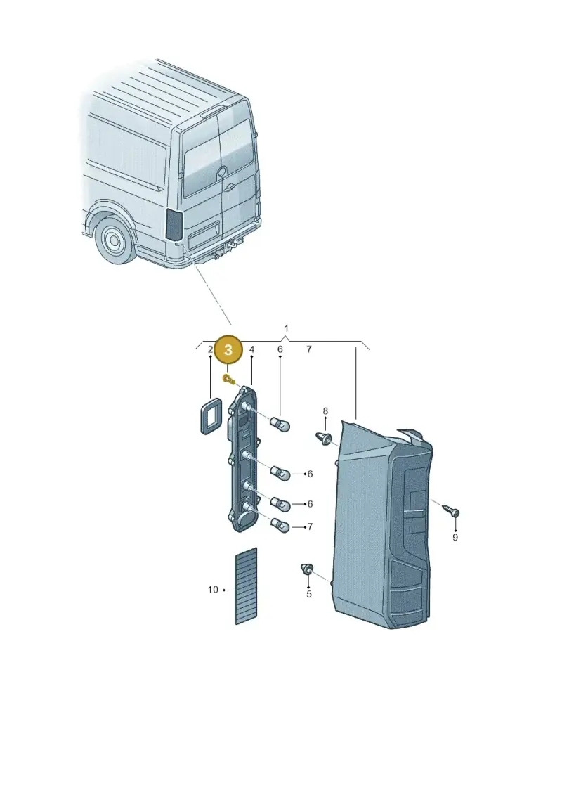 7E0945229 — Volkswagen E-Crafter 35 (2018-2024) diagram 806945000, position 3
