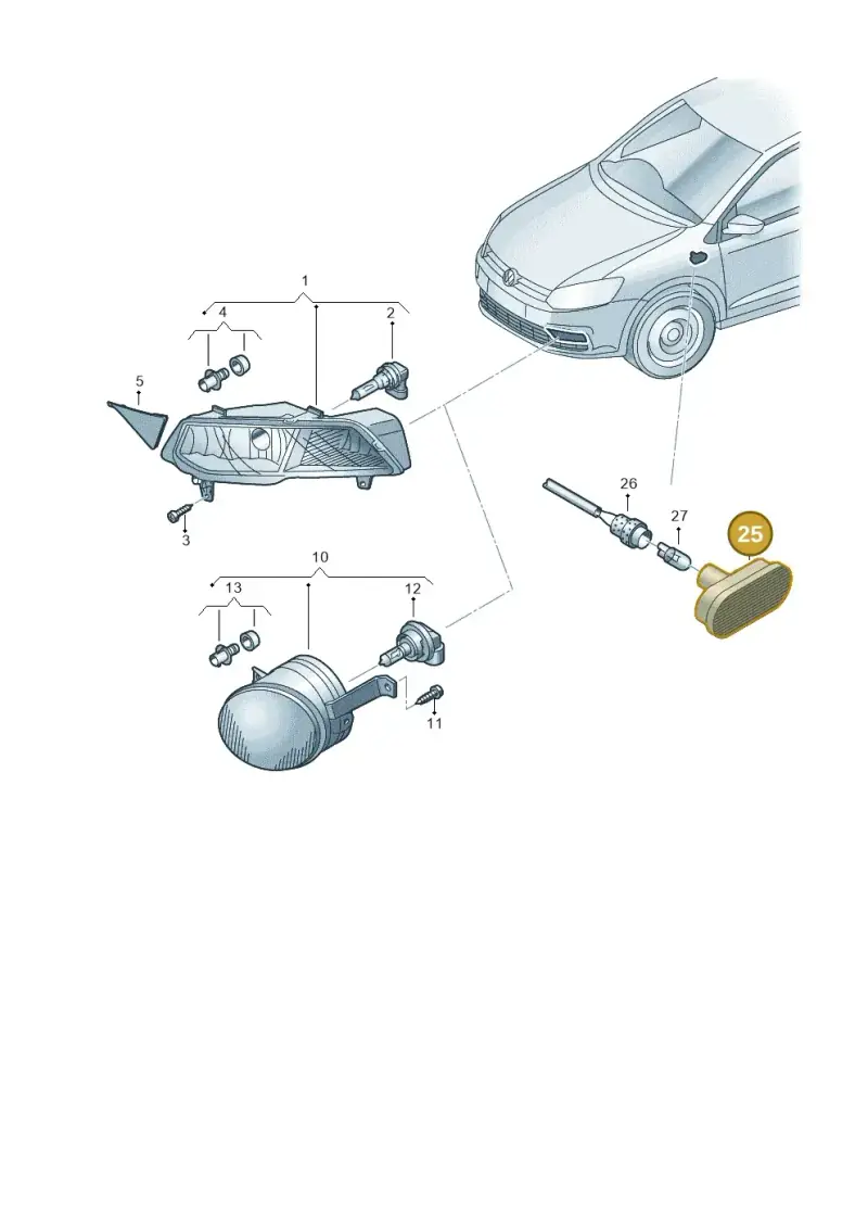 7E0949117B — Volkswagen Polo 1.6 (2013-2022) diagram 766941400, position 25