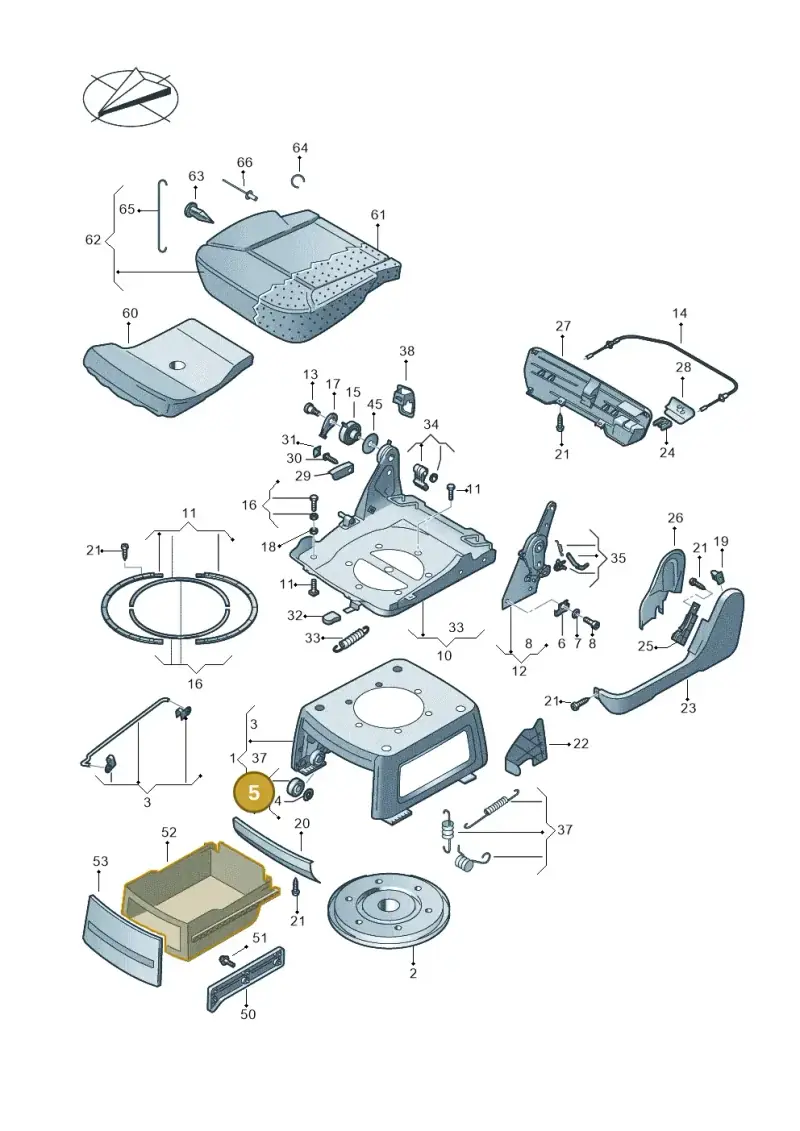 7E5883277 — Volkswagen Transport. multivan (2019-2024) diagram 861883300, position 5