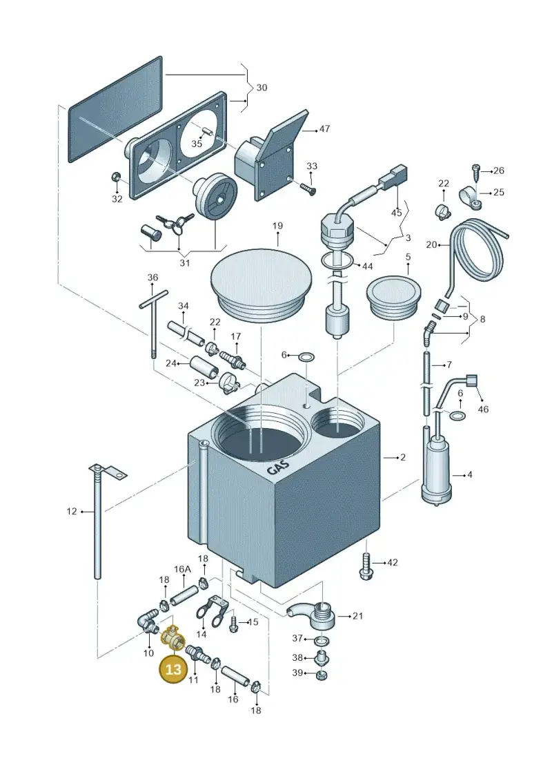 7E7068169A — Volkswagen Caravelle (2019-2024) diagram 452068300, position 13
