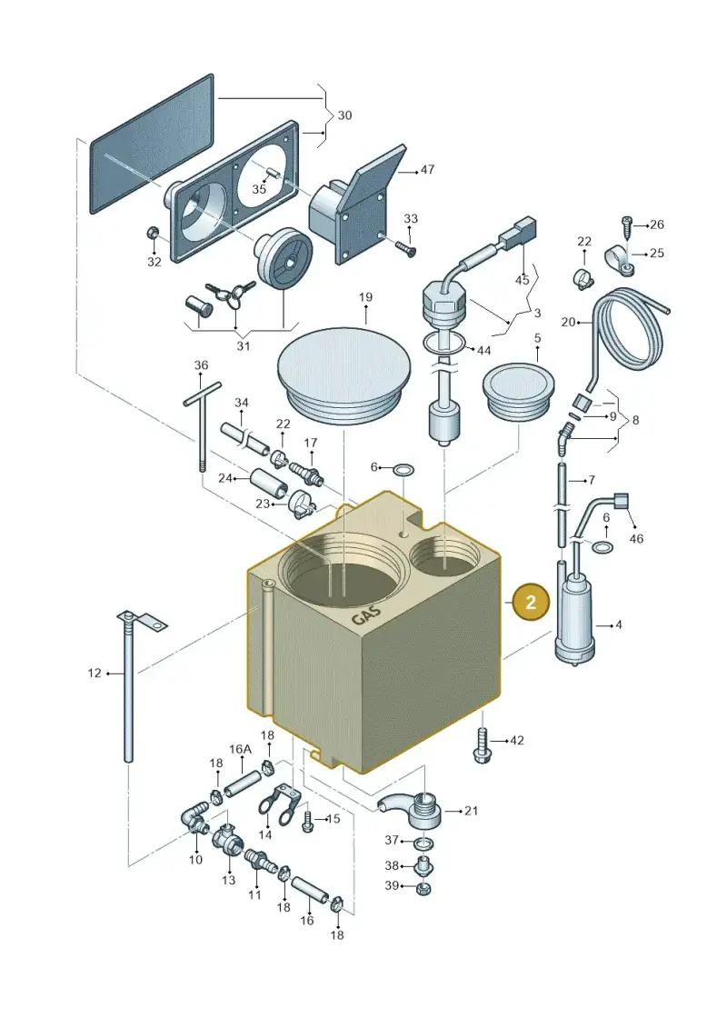 7E7068301A — Volkswagen Caravelle (2019-2024) diagram 452068300, position 2
