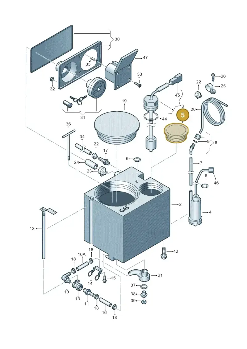7E7068353 — Volkswagen Caravelle (2019-2024) diagram 452068300, position 5