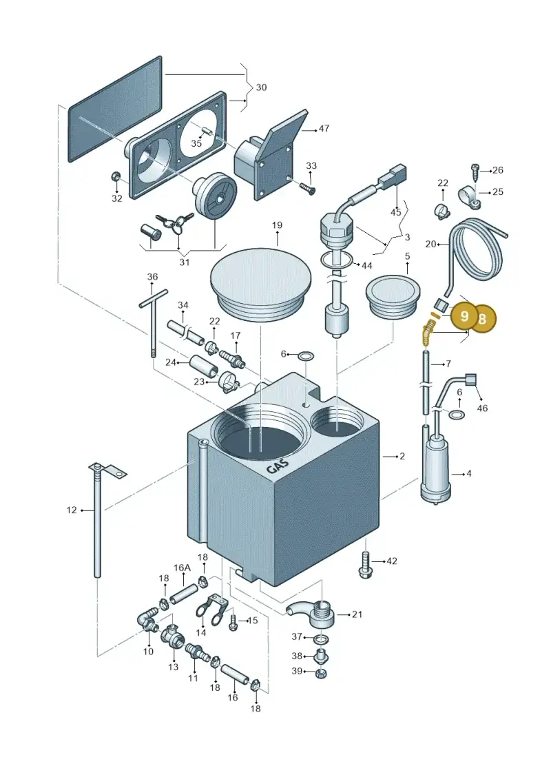 7E7070304 — Volkswagen Caravelle (2019-2024) diagram 452068300, position 8+9