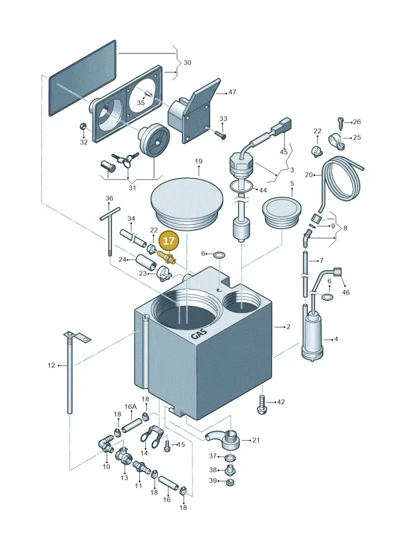 7E7070805C — Volkswagen Caravelle (2019-2024) diagram 452068300, position 17