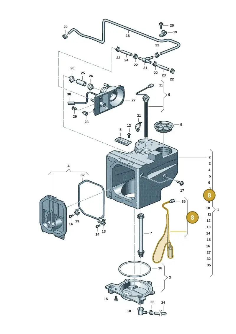 7E7963385 — Volkswagen Multivan (2021-) diagram 7t0068140, position 8