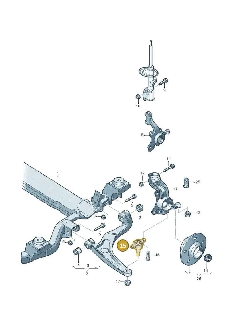 7E8407361 — Volkswagen Transport. multivan (2019-2024) diagram 861407000, position 15
