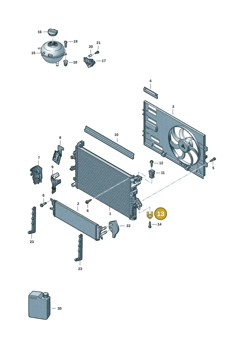 7H0121275 — Volkswagen Transport. multivan (2019-2024) diagram 7em122150, position 13