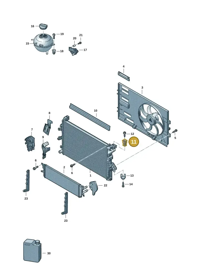 7H0121276A — Volkswagen Transport. multivan (2019-2024) diagram 7em122150, position 11