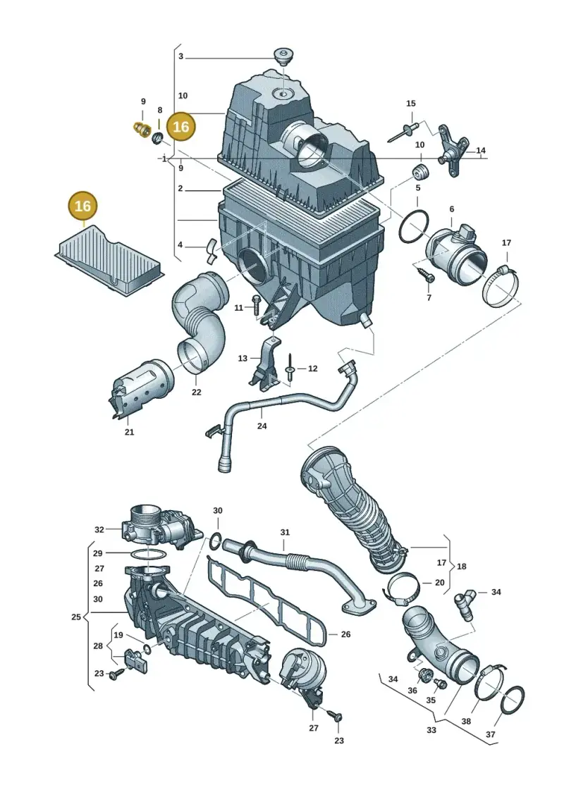 7H0129668 — Volkswagen Transport. multivan (2019-2024) diagram 7fp129000, position 16