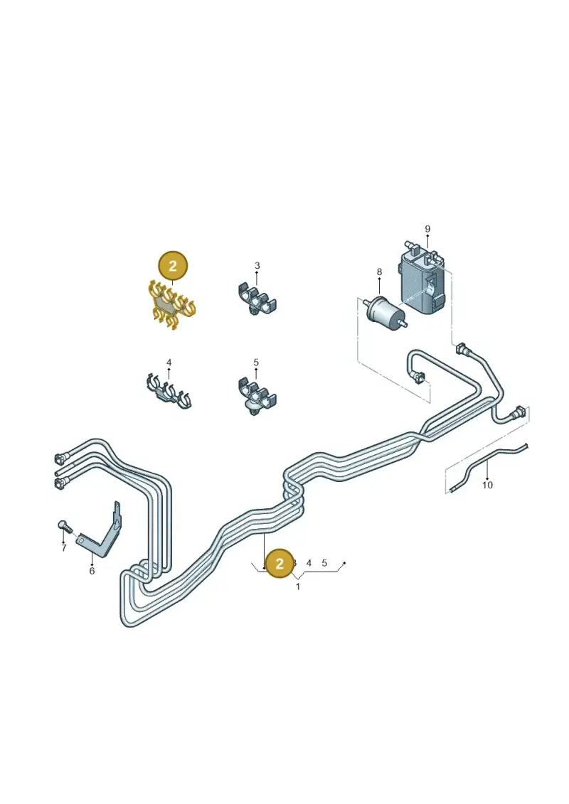 7H0201449 — Volkswagen Transp. caravelle (2011-2015) diagram 731201150, position 2