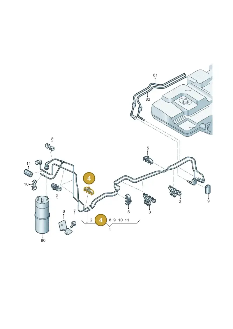 7H0201449A — Volkswagen Transport. multivan (2019-2024) diagram 862201300, position 4