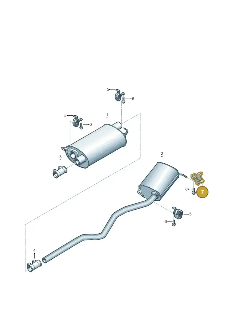 7H0253144B — Volkswagen Transport. multivan (2019-2024) diagram 861253800, position 7
