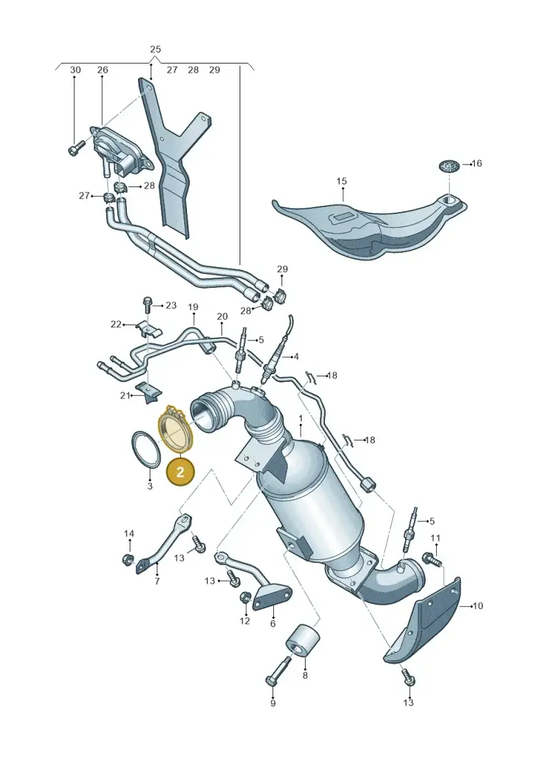 7H0253725A — Volkswagen Crafter 35 panel (2011-2016) diagram 483253600, position 2