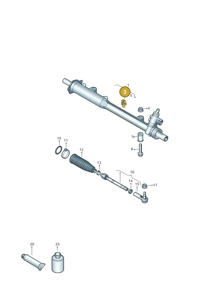 7H0422705 — Volkswagen Amarok twin cab (2022-) diagram 894422040, position 3