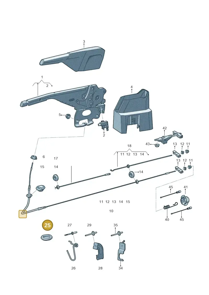 7H0711489A — Volkswagen MAN TGE 55 (2016-2021) diagram 806711500, position 25