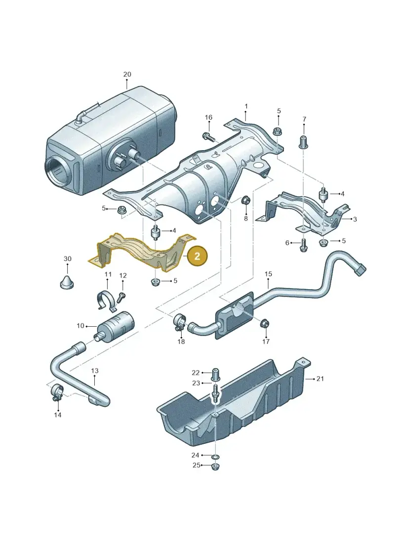 7H0819549 — Volkswagen Single-cab transp. (2019-2024) diagram 862819550, position 2