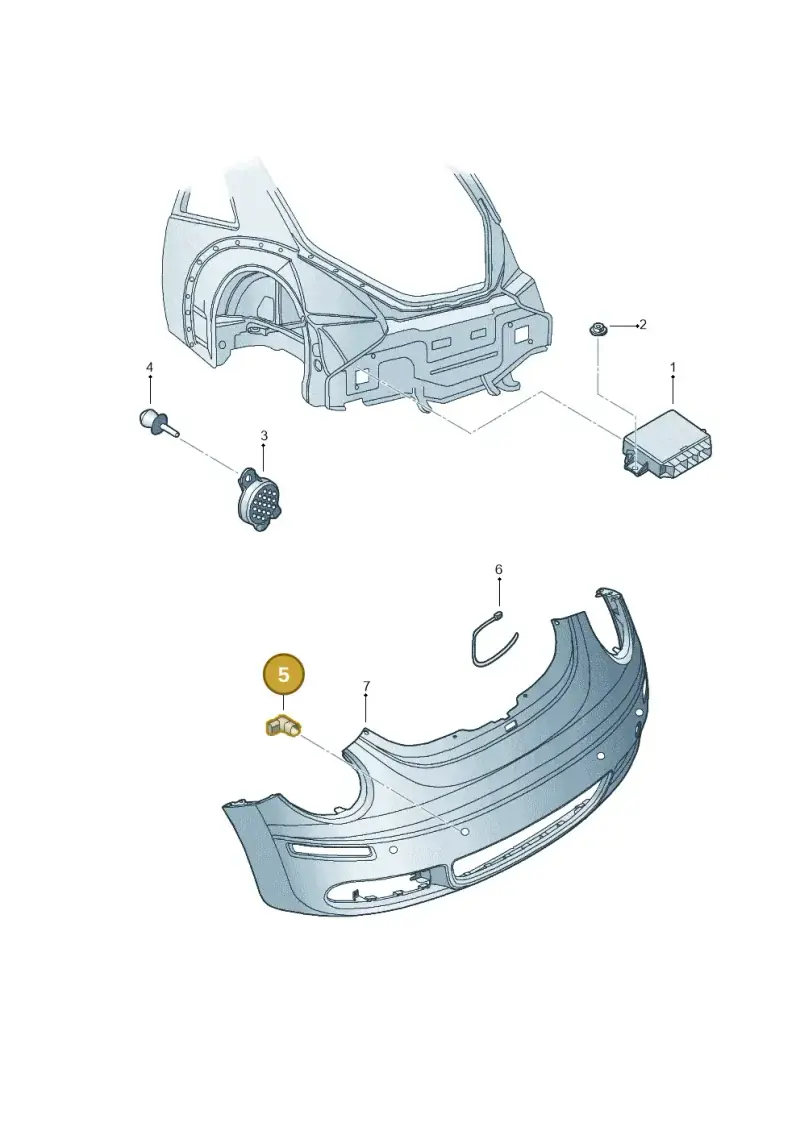 7H0919275CGRU — Volkswagen New Beetle             06> (2005-) diagram 467919200, position 5