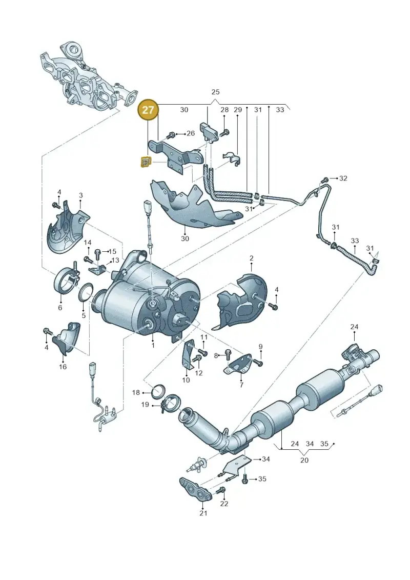 7H0971939C — Volkswagen MAN TGE 55 (2016-2021) diagram 806253110, position 27