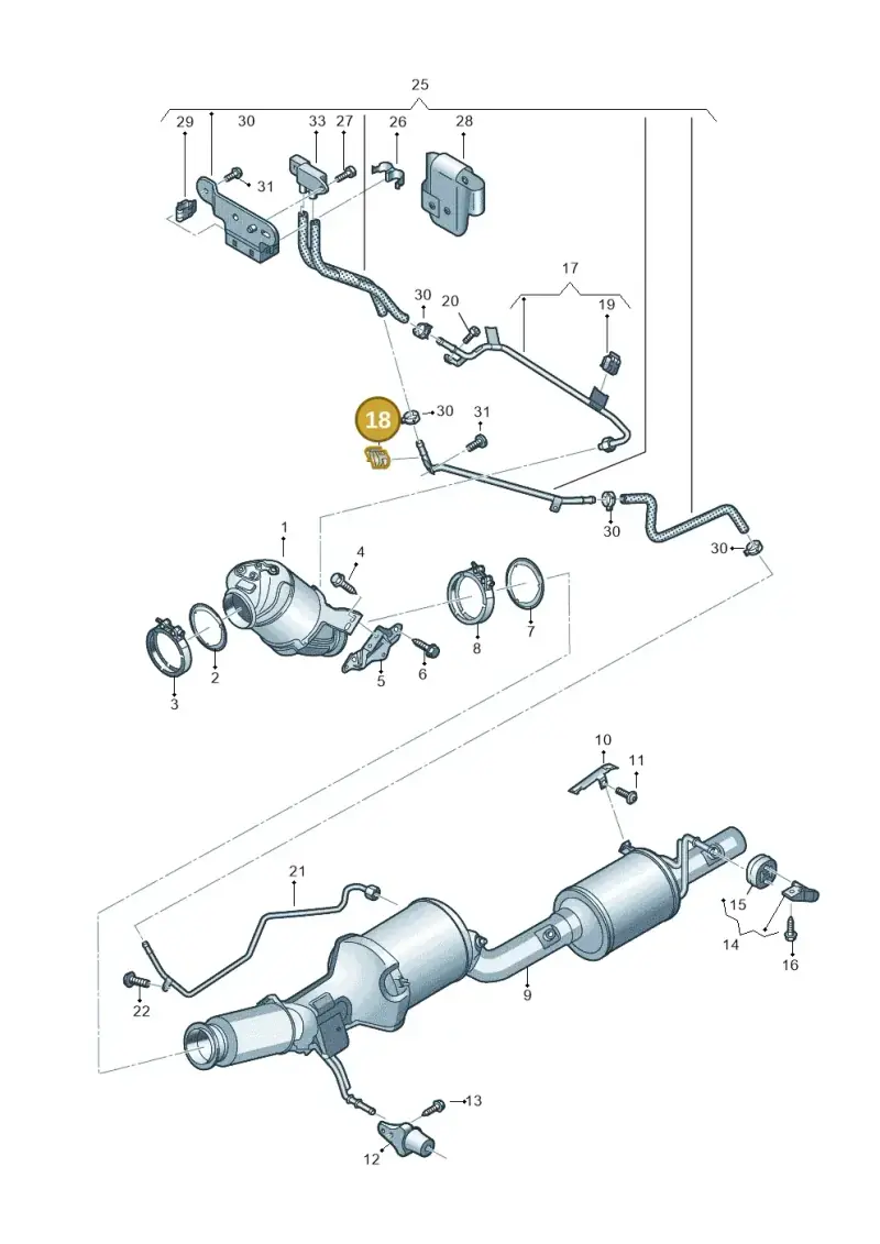 7H0971939C — Volkswagen MAN TGE 55 (2016-2021) diagram 807253192, position 18