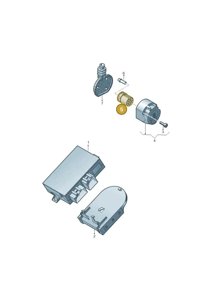 7H0971978 — Volkswagen Transport. multivan (2019-2024) diagram 861945550, position 5