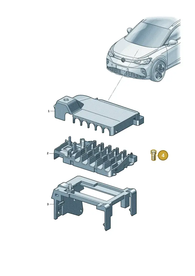 7H0972501A — Volkswagen ID.4 Pro (2020-2023) diagram 11a937020, position 4