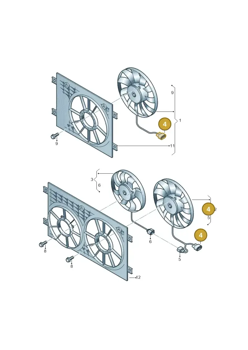 7H4906444 — Volkswagen Caravelle (2015-2019) diagram 702959500, position 4
