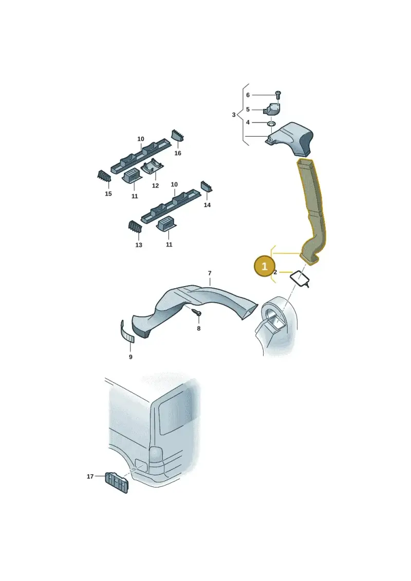 7H5820682 — Volkswagen Transport. multivan (2019-2024) diagram 7em819350, position 1
