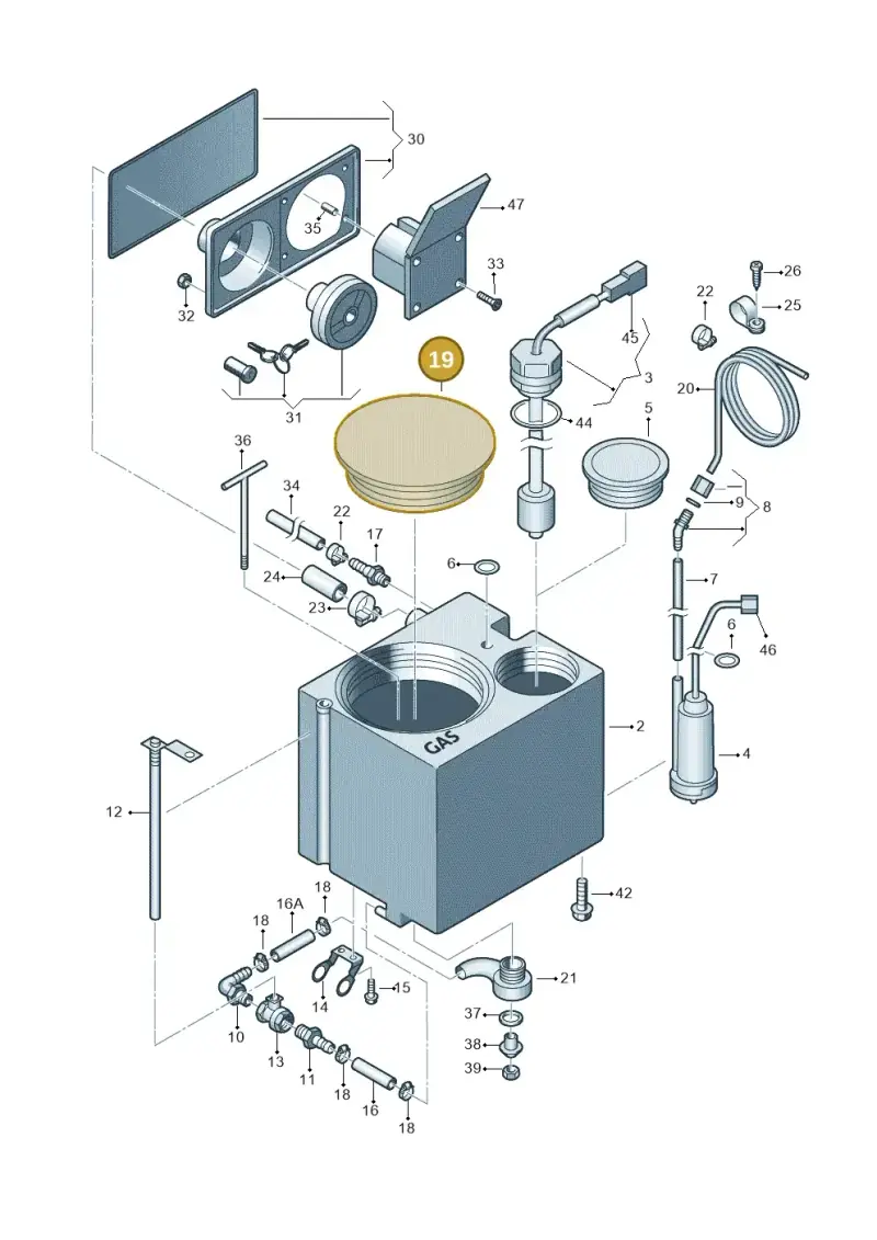 7H7070811A — Volkswagen Caravelle (2019-2024) diagram 452068300, position 19