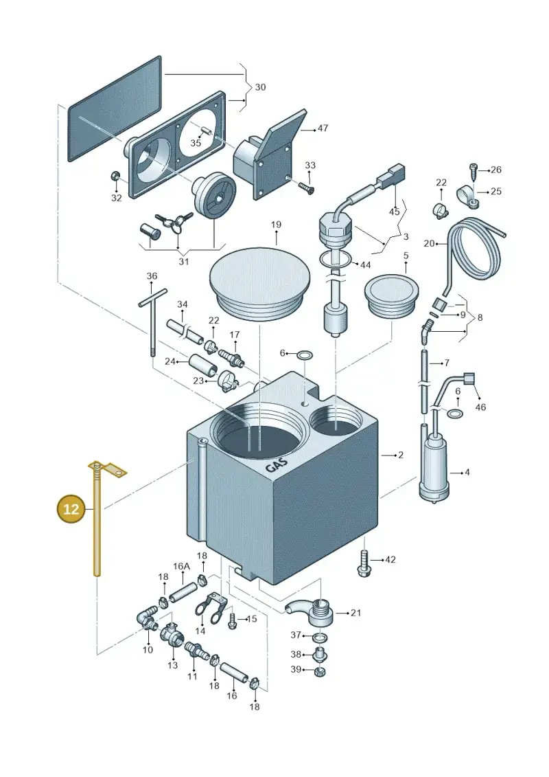 7H7098189A — Volkswagen Caravelle (2019-2024) diagram 452068300, position 12