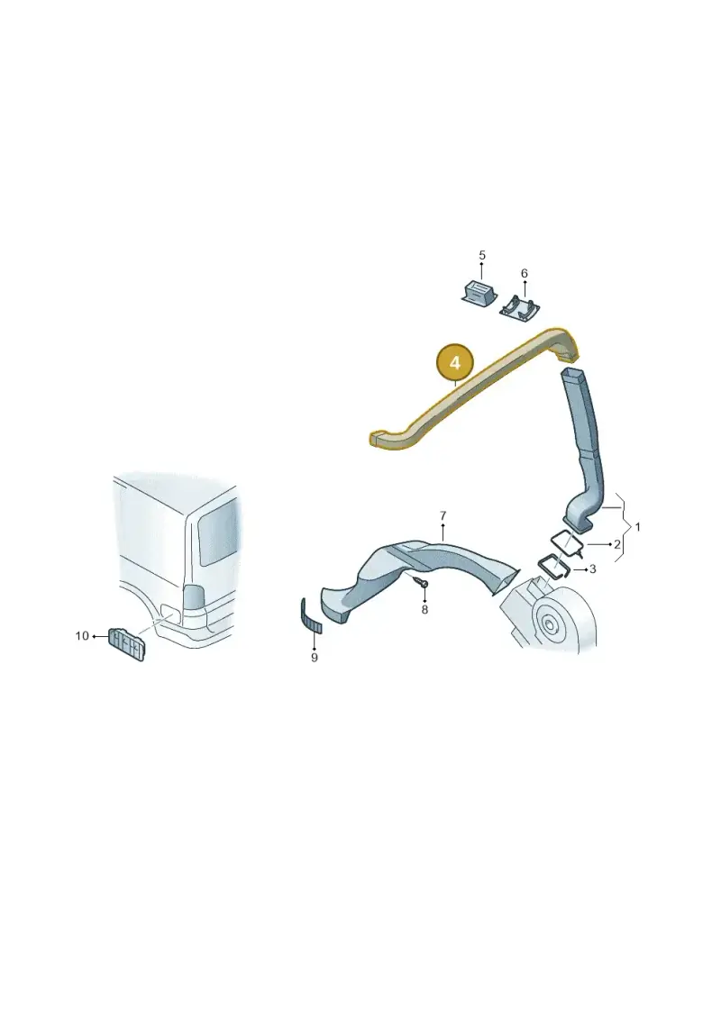 7H7820159 — Volkswagen California (2015-2019) diagram 871819350, position 4